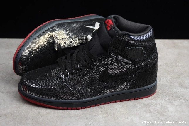 Official Maikesneakers 1 DC7071-001 Air Retro Black OG Red High Gym Jordan 0721